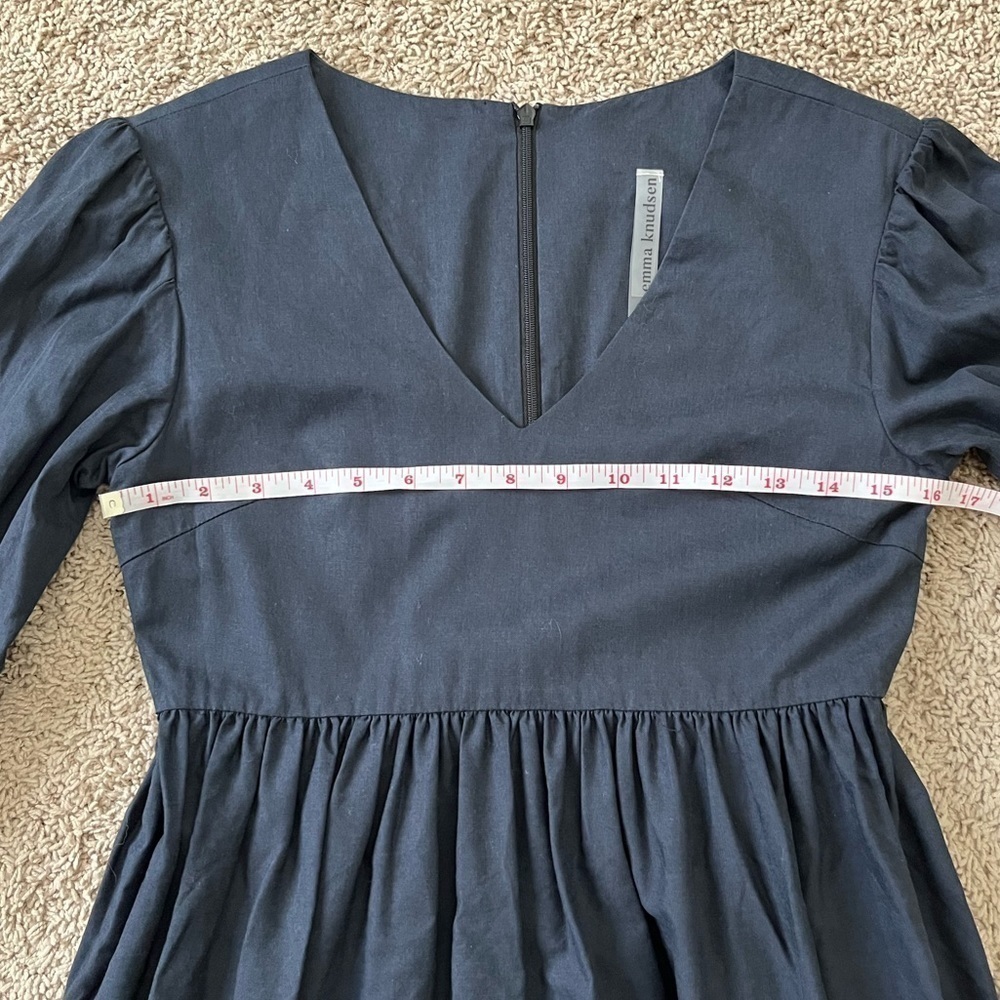 Emma Knudsen Frankie Tiered Babydoll V-Neck Dress - Picture 11 of 12